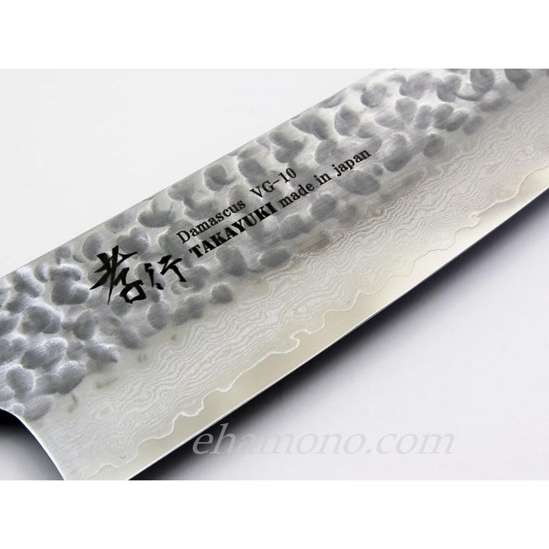 堺孝行 33層槌目ダマスカス 三徳包丁180 : ehamono Yahoo!店 - 通販