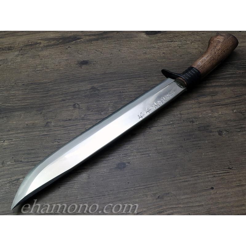 土佐鍛冶 松本正忠作 青鋼 狩猟剣鉈9寸 270 : ehamono Yahoo!店 - 通販
