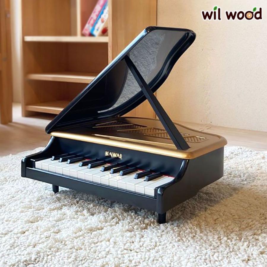 KAWAI カワイ ミニグランドピアノ（黒） 3歳 トイピアノ 日本製 ピアノ