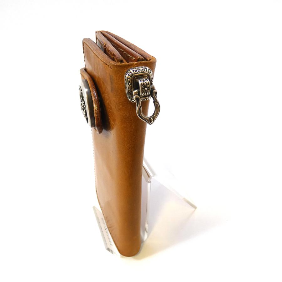 シルバー コンチョ ドロップハンドル ワッカコンチョ スクエア 唐草