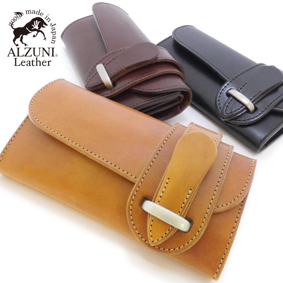 三つ折り 長財布 サドルレザー メンズ レディース 長 ロング 革 レザー