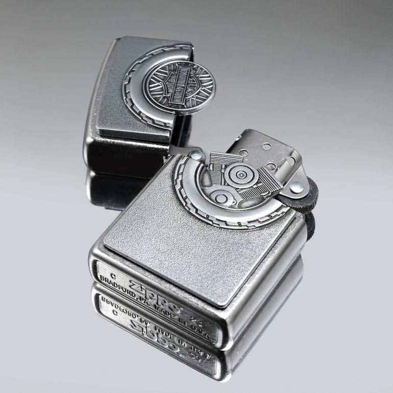 ZIPPO（ジッポー） ライター ハーレーダビッドソン シルバー 49175 名