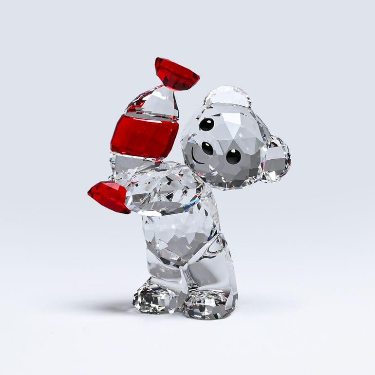 SWAROVSKI（スワロフスキー） クリスタルフィギュア KRISベア ホリデイ