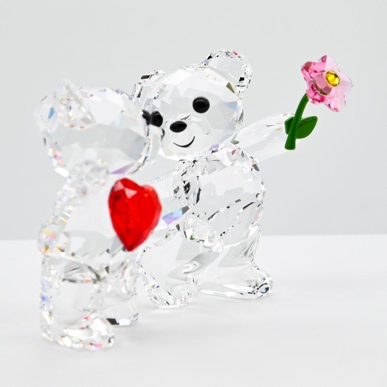 SWAROVSKI（スワロフスキー） クリスタルフィギュア KRISベア HAPPY