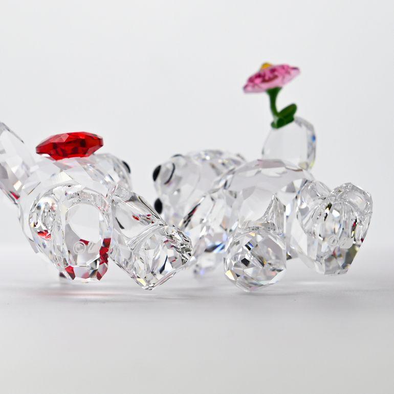 SWAROVSKI（スワロフスキー） クリスタルフィギュア KRISベア HAPPY