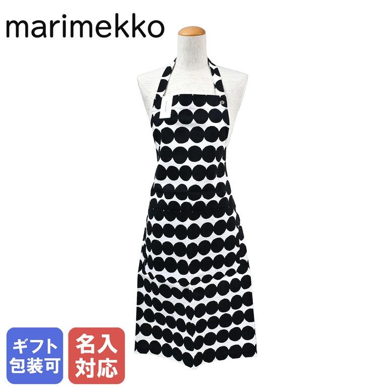 marimekko（マリメッコ） エプロン Rasymatto ラシィマット ブラック