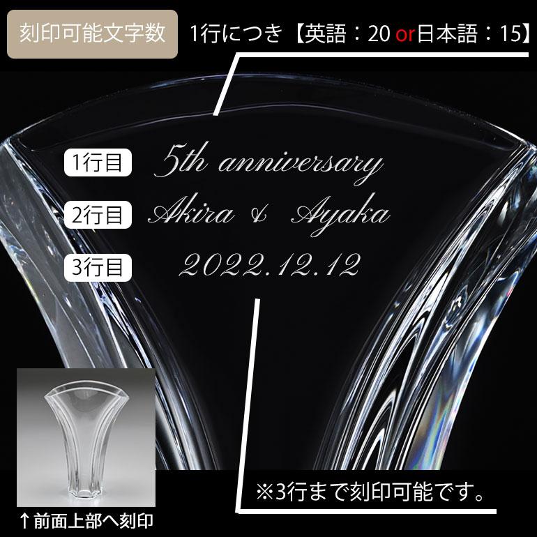 バカラ（Baccarat） ベース 花瓶 ギンコ 18cm Sサイズ GINKGO 1792567