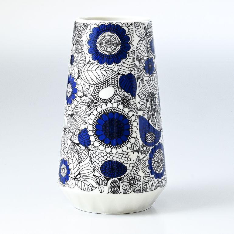 ARABIA（アラビア） パストラーリ ブルー ベース 花瓶 19cm 1051310