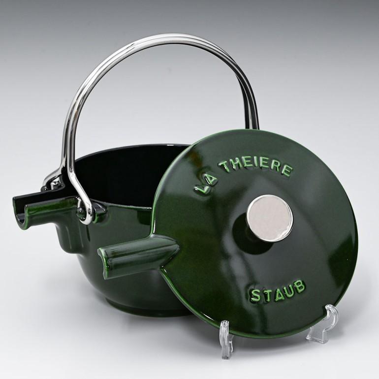 Staub（ストウブ） ラウンド ティーポット 丸型 やかん ケトル バジル