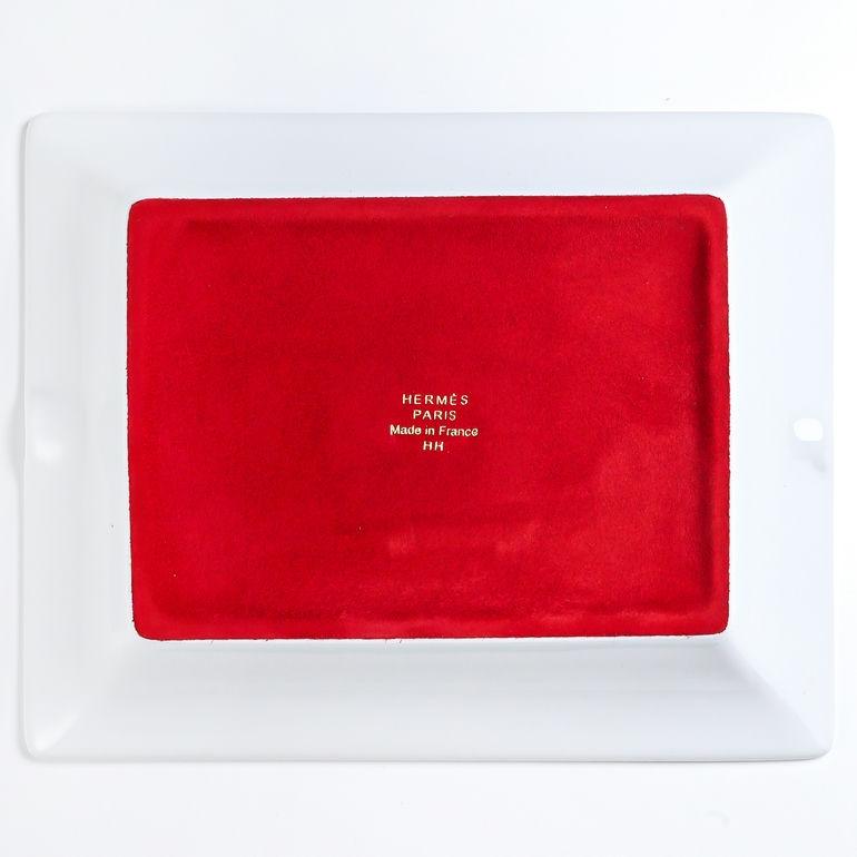 HERMES（エルメス） ガダルキヴィール レッド 011096p 20cm 16cm