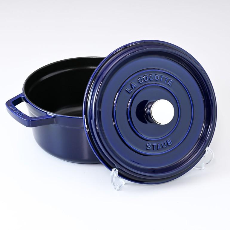 Staub（ストウブ） ピコ ココット ラウンド 22cm 鋳物 ホーロー 鍋