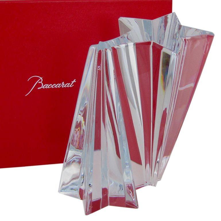 バカラ（Baccarat） クリスタルオブジェ トロフィー ブロック