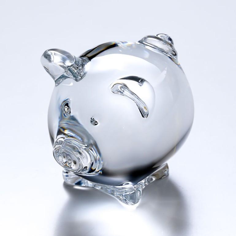 バカラ（Baccarat） クリスタルフィギュア 豚 ミニマルズ MINIMALS