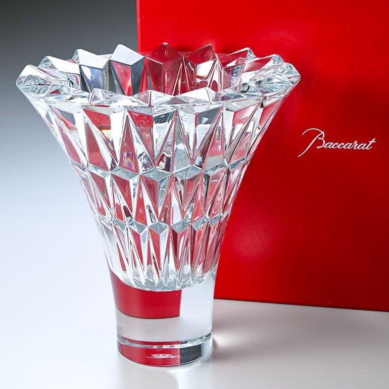 バカラ（Baccarat） ベース 花瓶 スピリット 24cm 2106522 インテリア