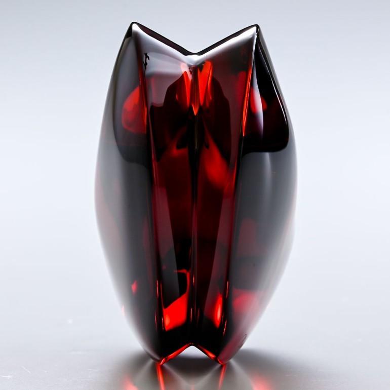 バカラ（Baccarat） ザンザンハート ZINZIN レッド クリスタル