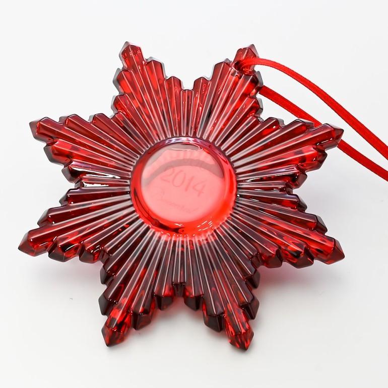 バカラ（Baccarat） オーナメント ノエル クリスマス レッドミラー