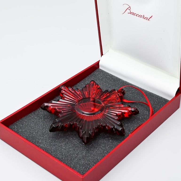 バカラ（Baccarat） オーナメント ノエル クリスマス レッドミラー