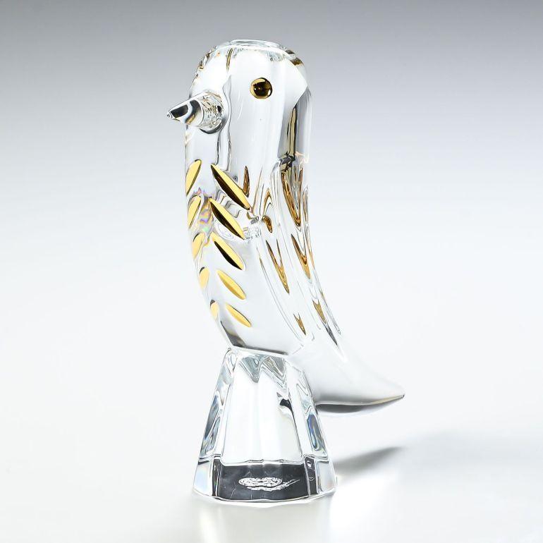 バカラ（Baccarat） ベース 花瓶 ファウナクリストポリス 鳥一輪挿し