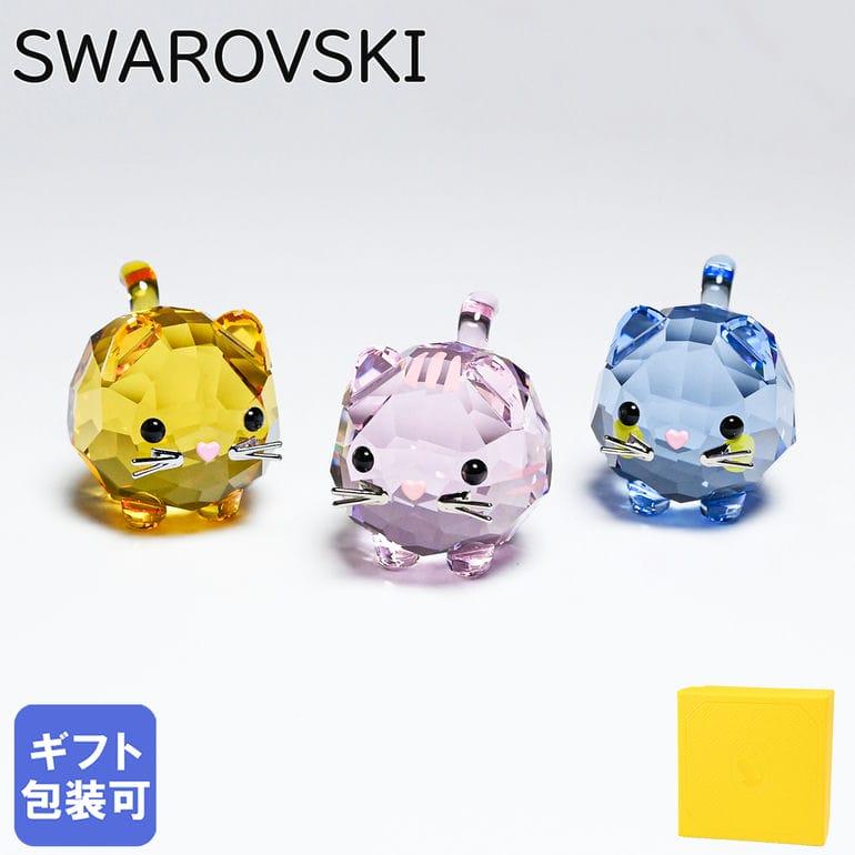 SWAROVSKI（スワロフスキー） クリスタルフィギュア Chubby Cats 3体
