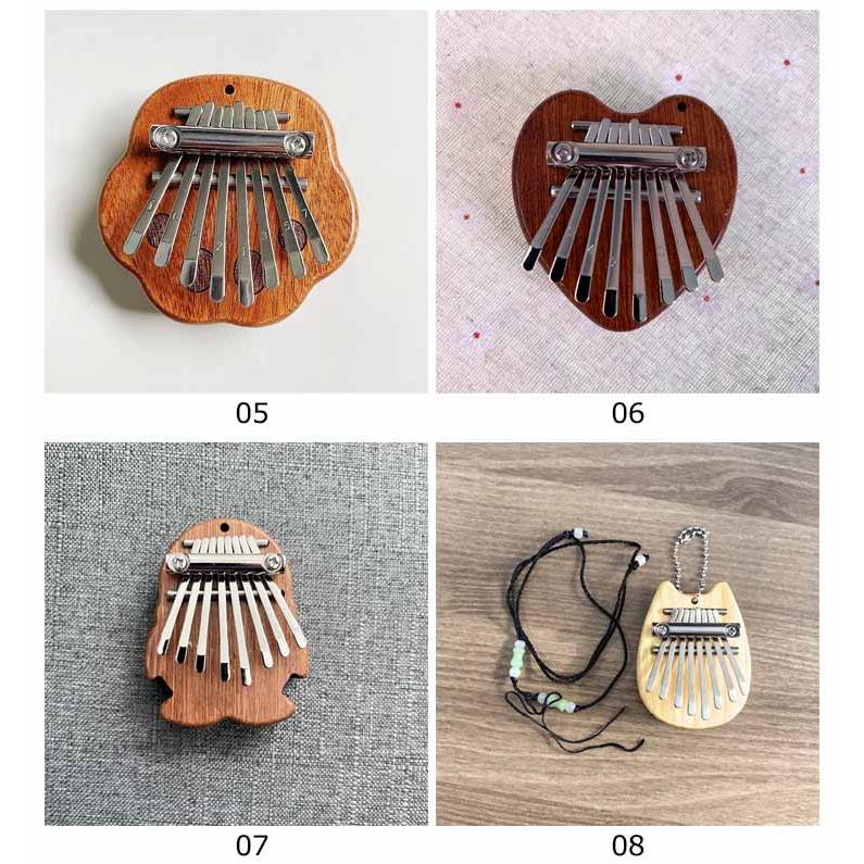 カリンバ 楽譜 8キー 初心者セット 教本 親指ピアノ サムピアノ ケース