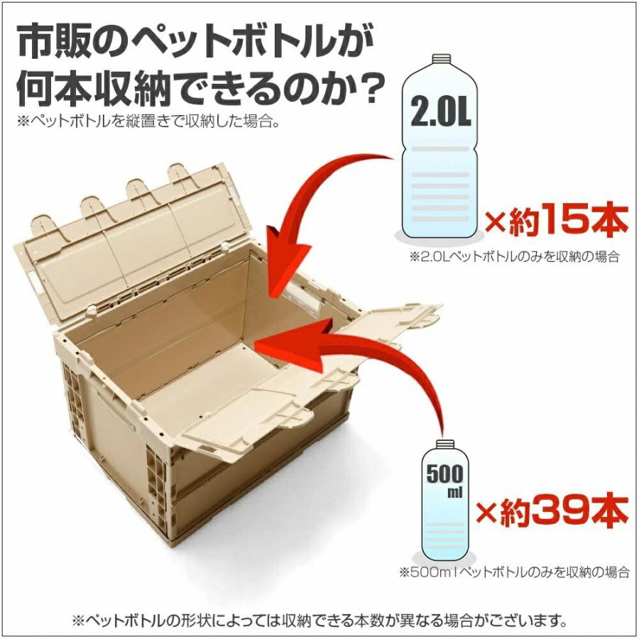 サンコー 即納 5個セット 日本製 コンテナボックス 折りたたみ 大型 蓋