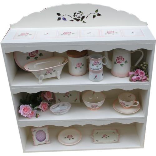 マニーローズ /マニーローズタイルのオープンフリルキャビネット