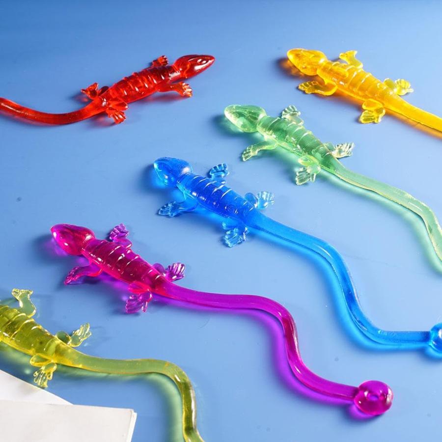 並行輸入品】Crazyview 粘着トカゲ 子供用 伸縮性 トカゲ おもちゃ