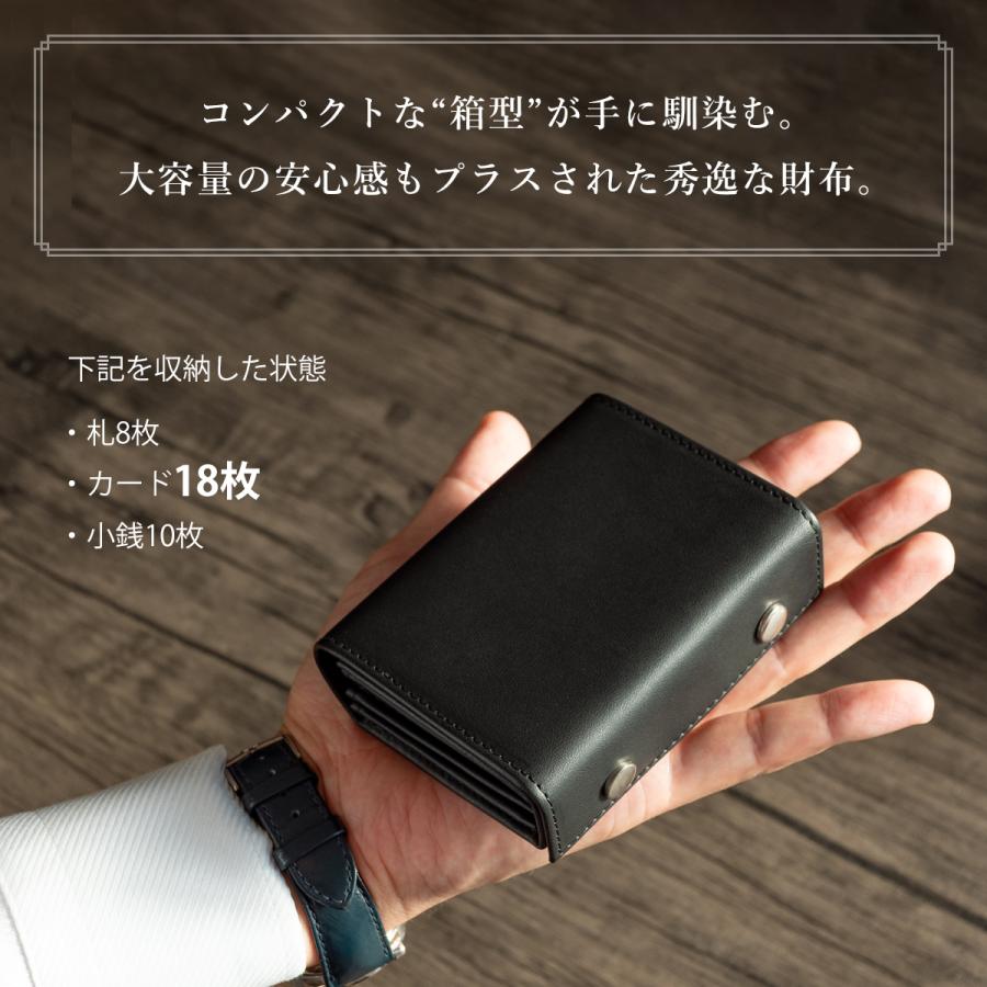 二つ折り財布 本革 イタリアンレザー 大容量 財布 メンズ レディース