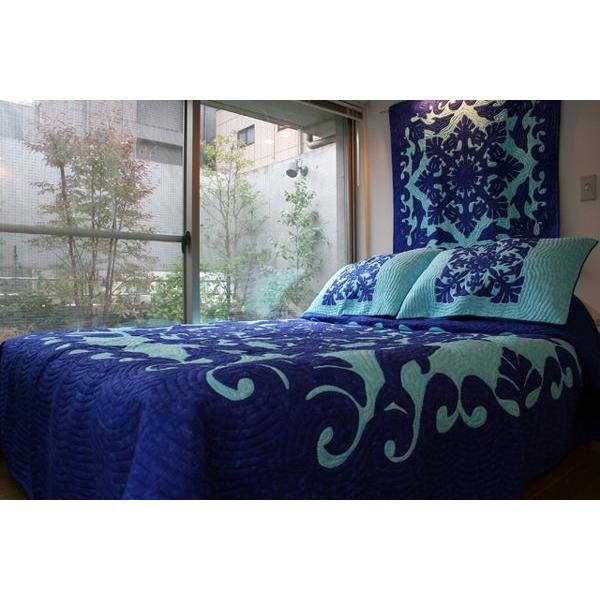 ハワイアンキルト サザンフォレストのむら染め本格オーダーメイド