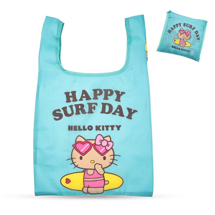 キティ バッグ コラボ ハワイ 日焼け エコバッグ 折りたたみ 折り畳み