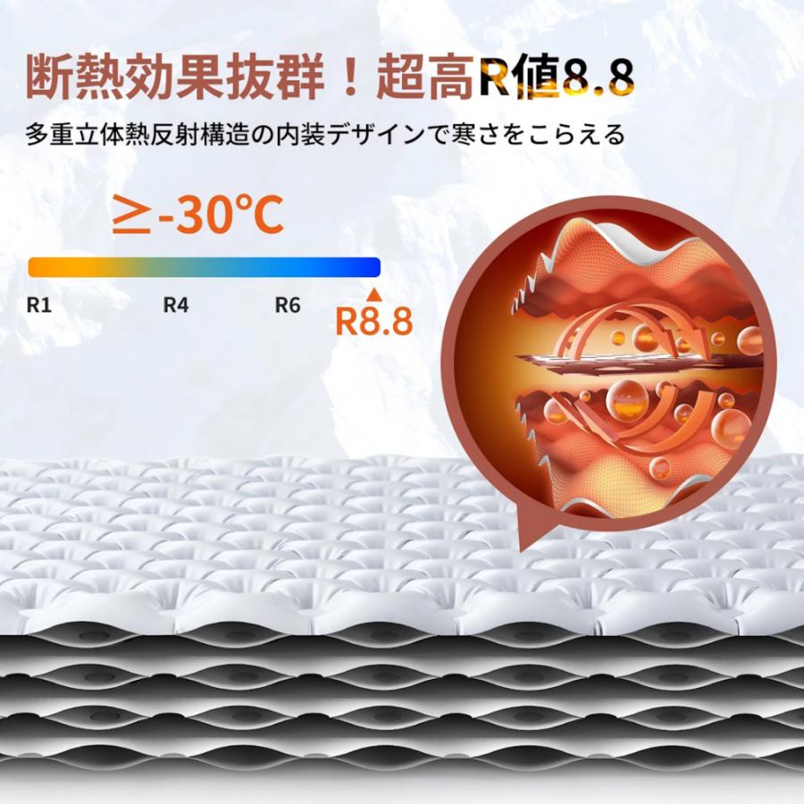 ネイチャーハイク R8.8エアマット CNK2450WS0 トレッキング 寝具