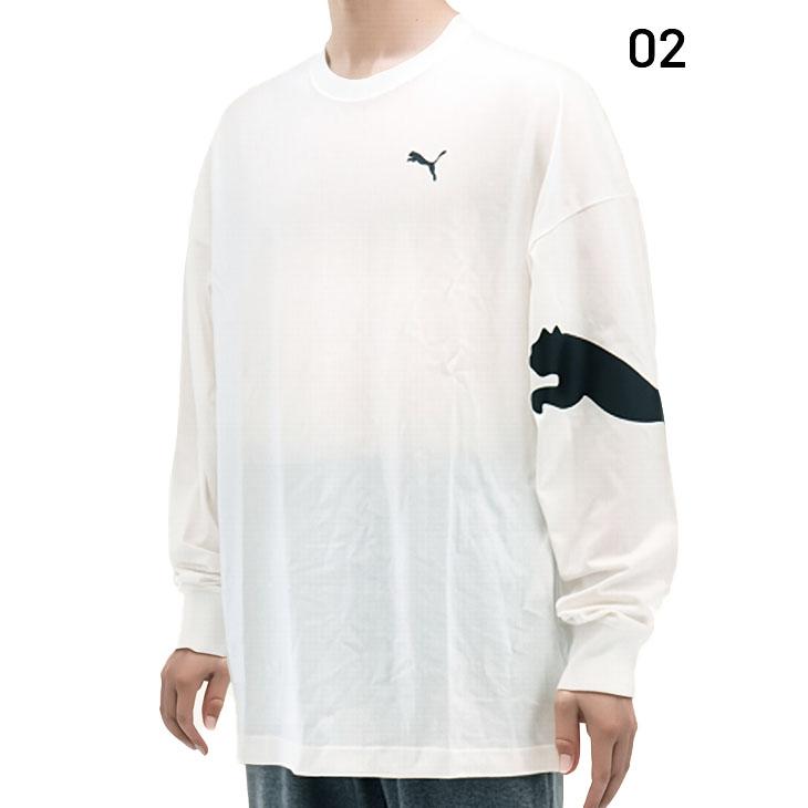PUMA（プーマ） 長袖 Tシャツ メンズ PUMA L/S コットン オーバー