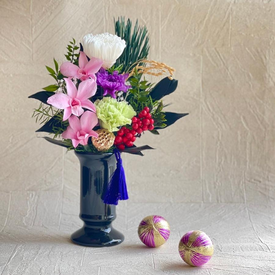プリザーブドフラワー仏花 春彩 正月☆花 贈り物 供物 お供え お供え花