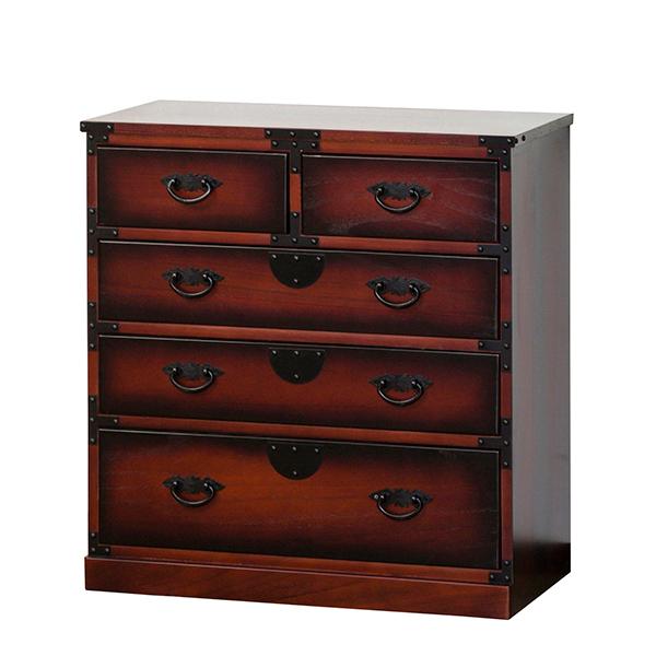 クロシオ 民芸 民芸調 引出箪笥 タンス 和たんす 収納 チェスト 和室