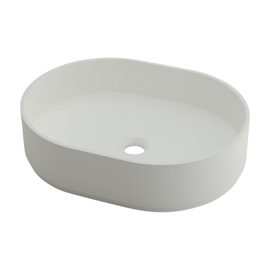 カクダイ（KAKUDAI） 493-260-W 丸型洗面器（マットホワイト） Luju
