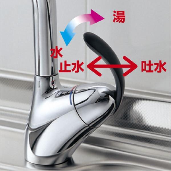 TOTO TKN34PBTA TOTO 台付シングル混合水栓（タッチスイッチ・ハンド