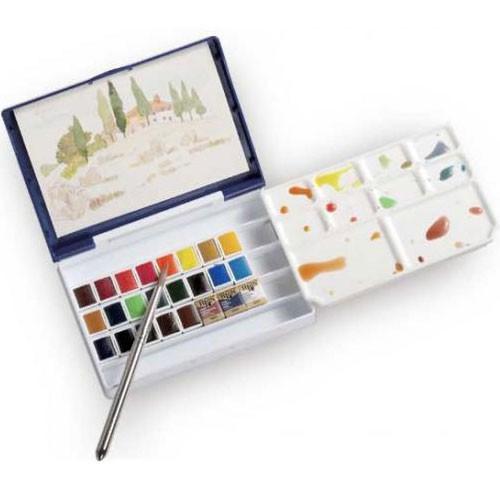 ホルベイン 固形水彩絵具 アーチスト パンカラー 24色セット（樹脂