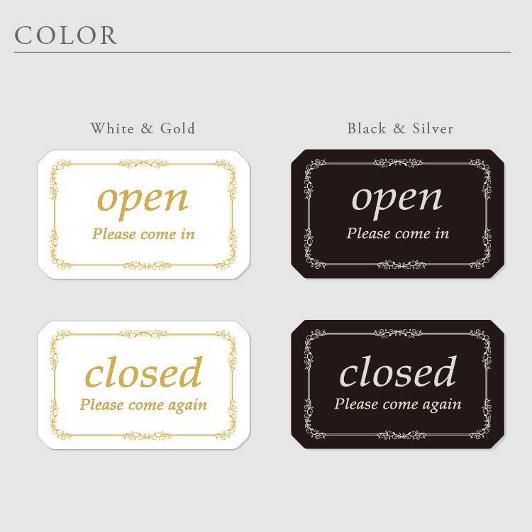 オープン クローズ OPEN CLOSED 看板 アクリル製 おしゃれ 立体感