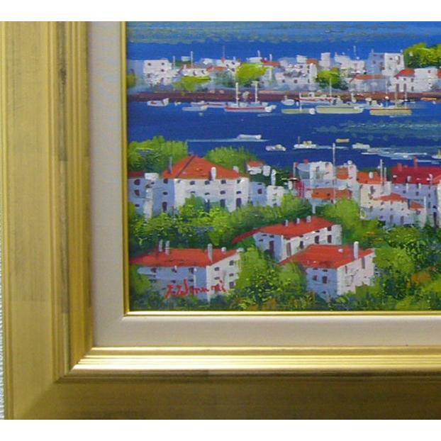 絵画 油絵 竹内敏彦 肉筆油絵 風景画 ヨーロッパ F10 送料無調