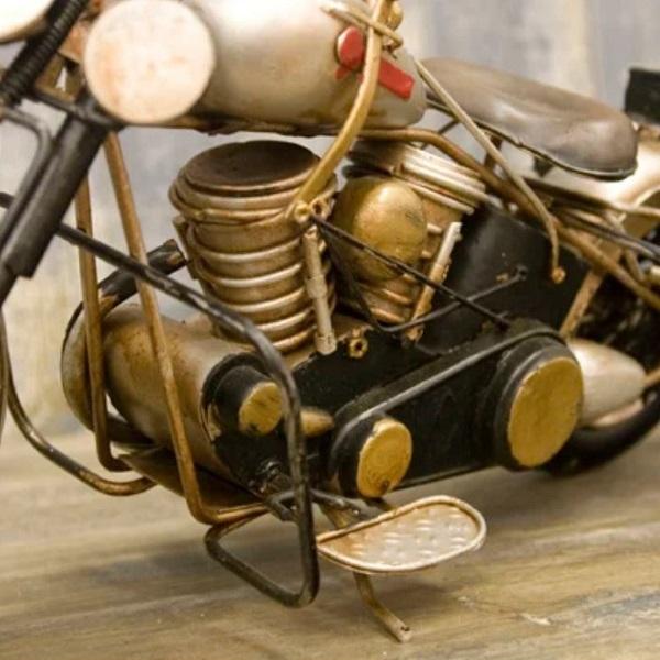 ビンテージカー ビンテージ シルバーバイク インテリア インテリア雑貨