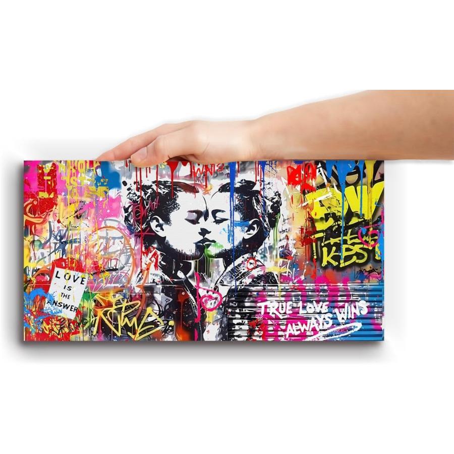 ARTJOY 絵画 アートパネル TRUE LOVE 20x40cm インテリア ポップ