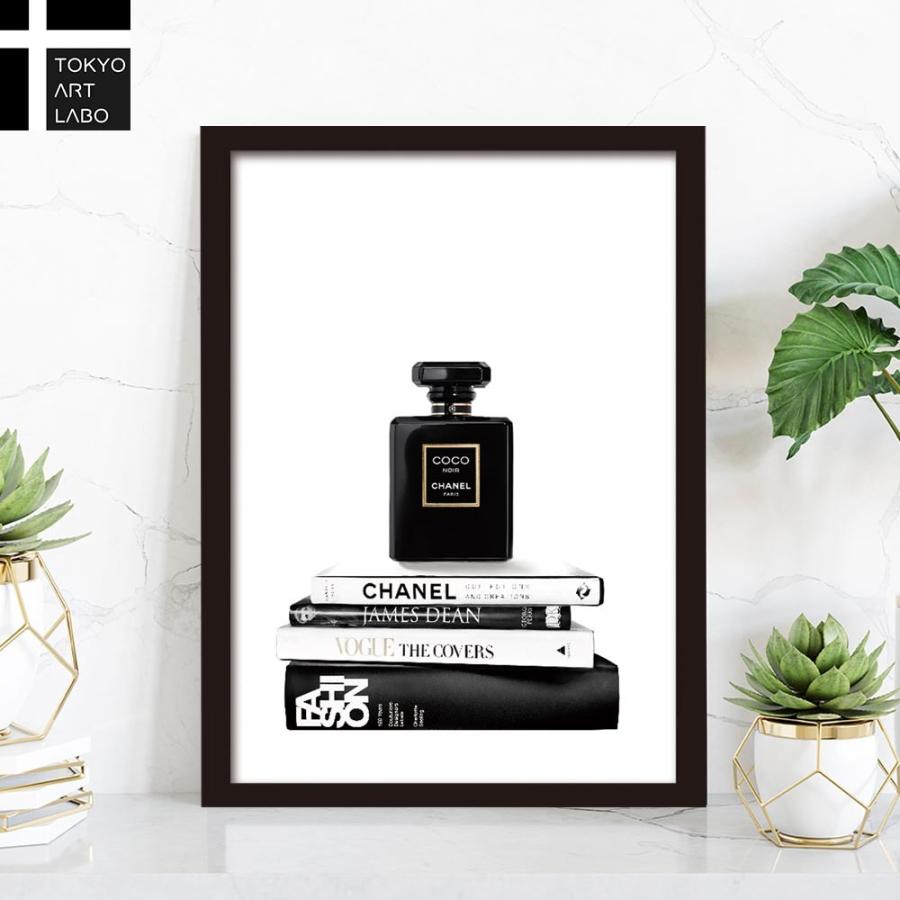 ポスター ブランド 額付き A3 おしゃれアート ファッション 香水ボトル