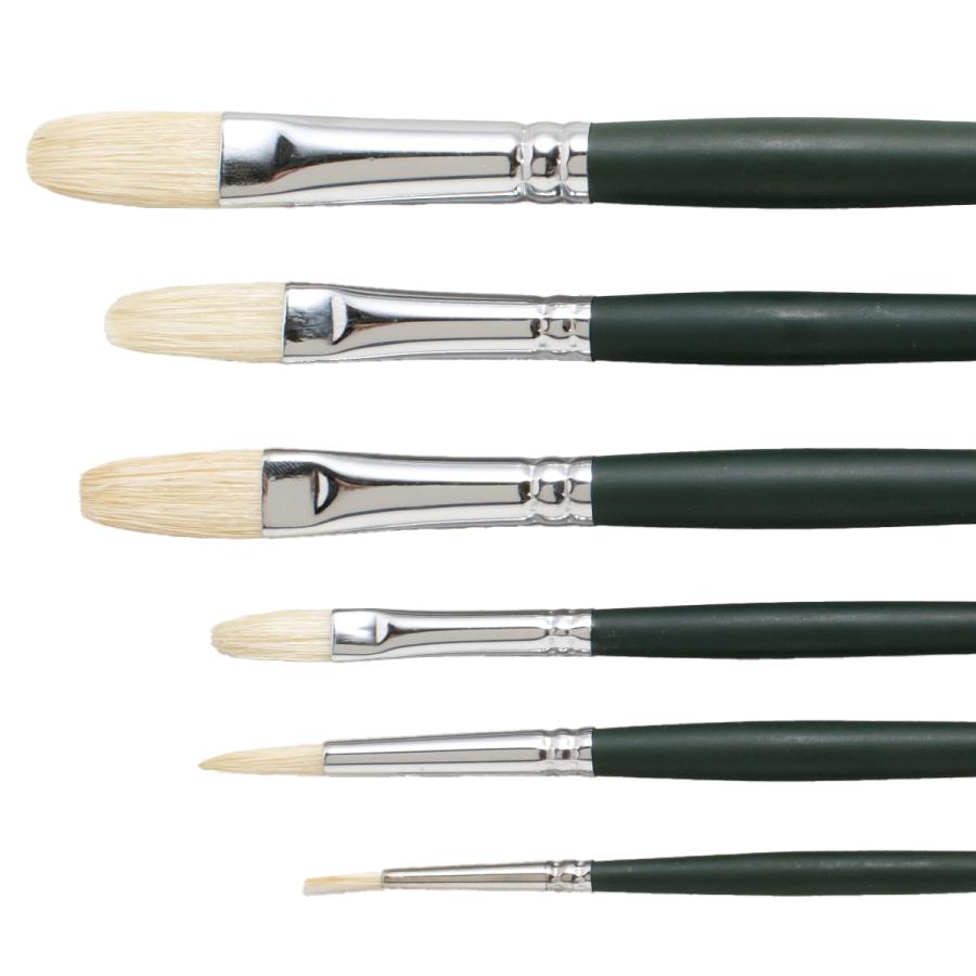 メール便可 ] 油絵筆 スターターセット I＆B 6本組 【 油絵 アクリル画