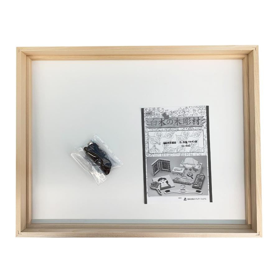 油絵用仮額縁 木地 ガラスなし F6 【 展示 油絵 額縁 】 : 画材