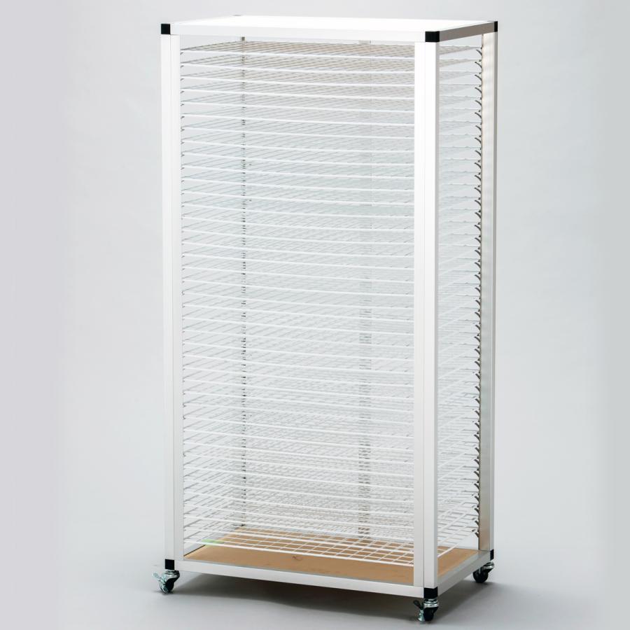 お取り寄せ品※代引きキャンセル不可＞ アルミ製 絵画作品乾燥棚 QB-40