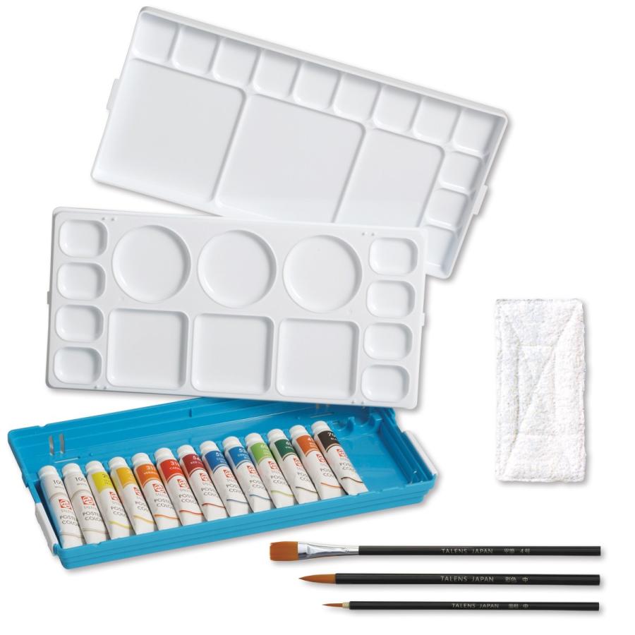 ターレンス（TALENS） ポスターカラー フルセット TPN-EZ 【 入学 準備