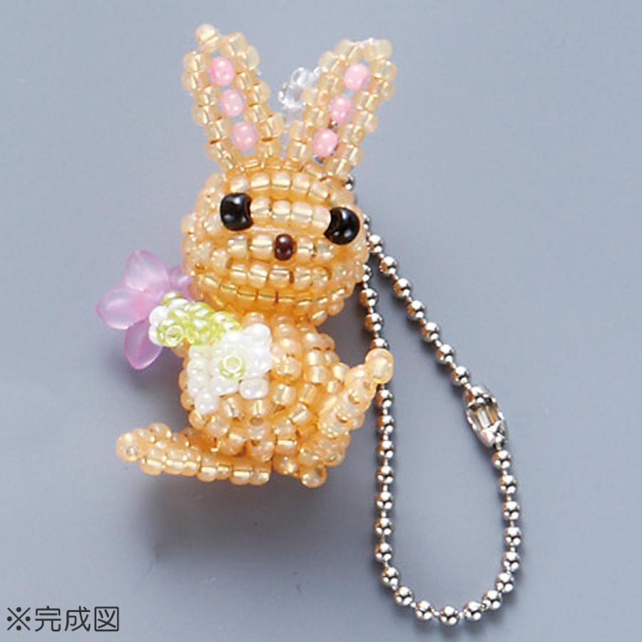 MIYUKI [ メール便可 ] ビーズキット マスコットファン Part4 うさぎ