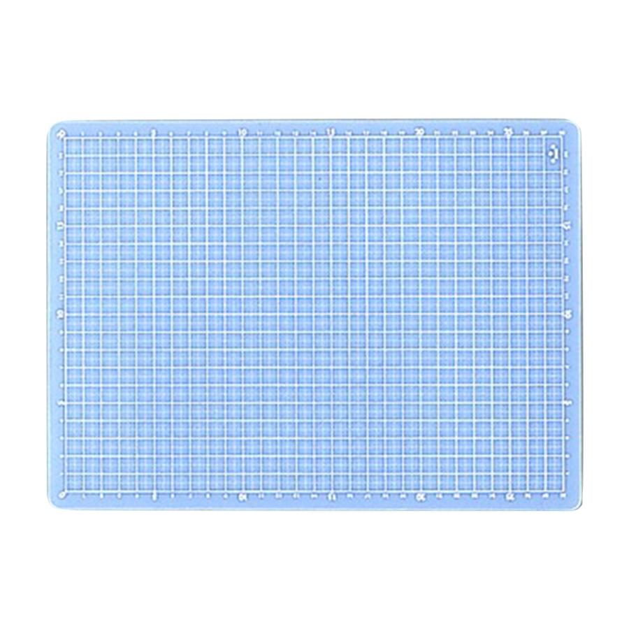 メール便可 ] スケルトン カッティングマット 方眼 A4サイズ 300×220mm