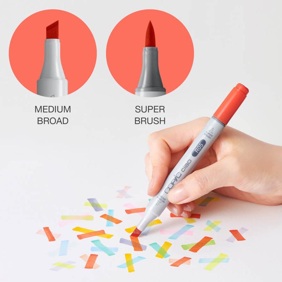 コピックチャオ コピックデビューセット 10色 マルチライナー2本