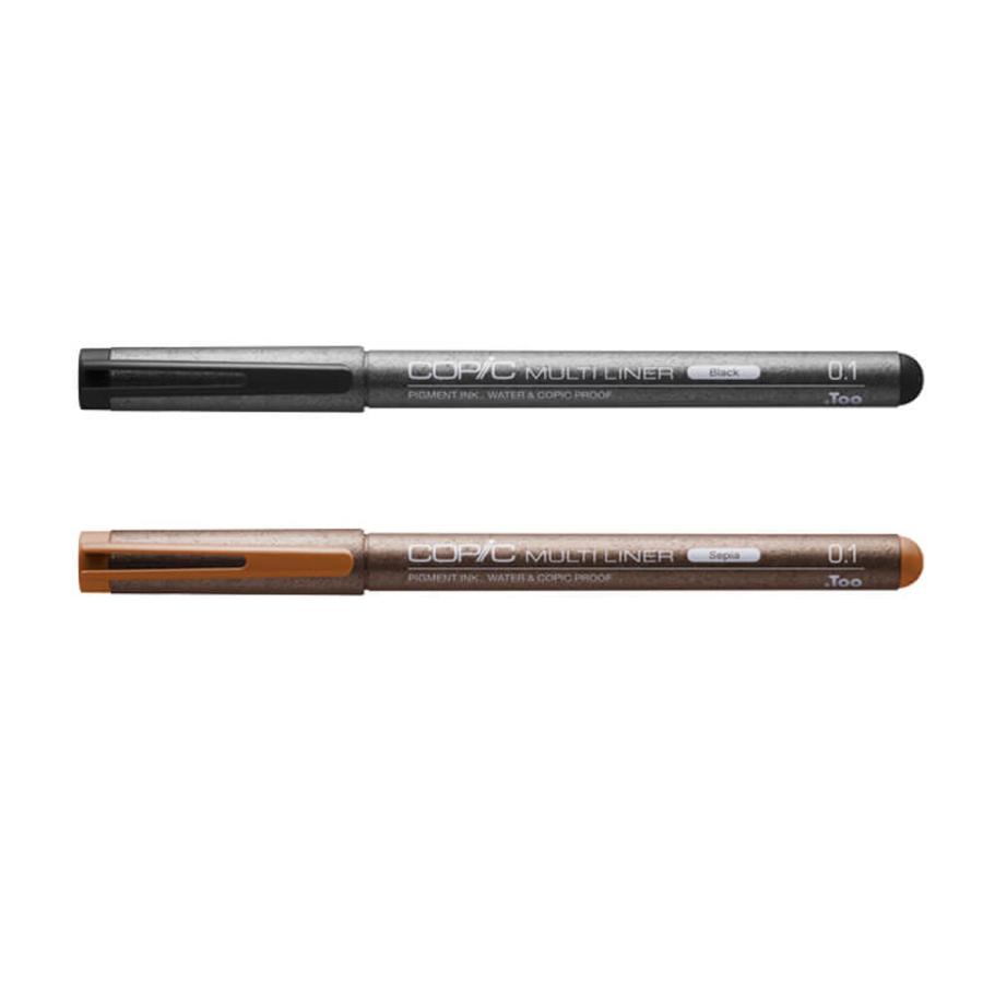 コピックチャオ コピックデビューセット 10色 マルチライナー2本